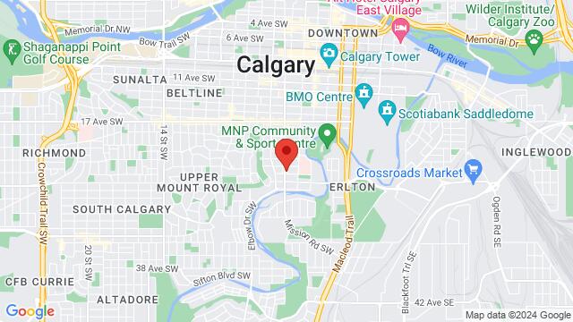 Map of the area around 2312 4 St SW, Calgary, AB T2S 1X2, Canada,Calgary, Alberta, Calgary, AB, CA