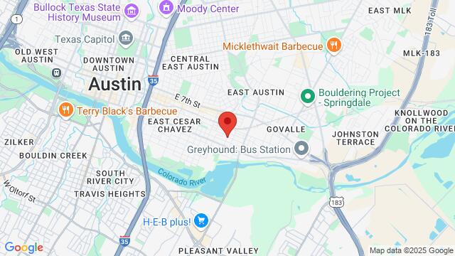 Map of the area around 209 Pedernales St,Austin, Texas, Austin, TX, US