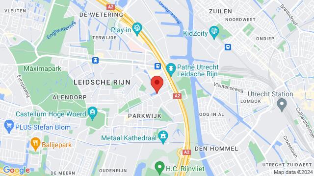 Map of the area around Busbaan Parkwijk 5, 3541 BB Utrecht, Nederland,Utrecht, Utrecht, UT, NL