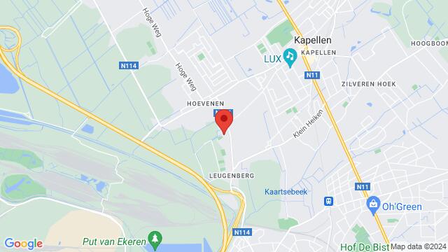 Map of the area around Barazza Slijkweg 25 2180 Ekeren