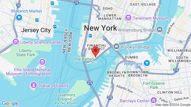 Carte des environs 55 Water Street,New York,NY,United States, New York, NY, US