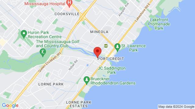 Map of the area around Port Royal Canadian Legion, 35 Front Street North, Mississauga, ON, L5H 2E1, Canada