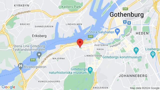 Kaart van de omgeving van Masthuggstorget 5,Gothenburg, Gothenburg, VG, SE