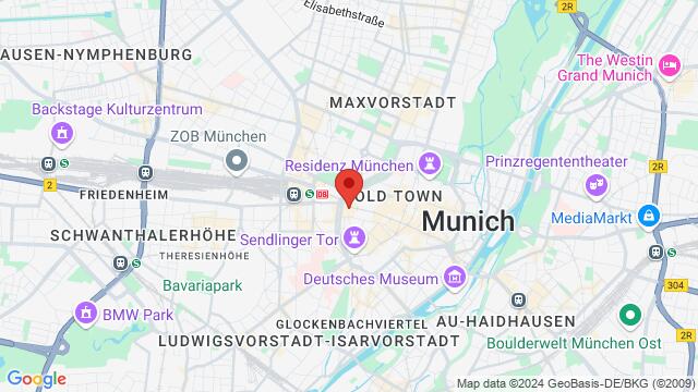 Map of the area around La Rumba Latin Club, Neuhauser Str. 47, 80331 München, Germany