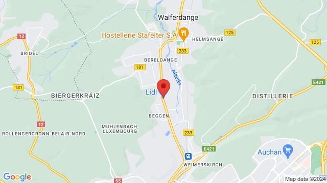 Kaart van de omgeving van 233-241 rue de Beggen,Luxembourg, Luxembourg, Luxembourg, LU, LU