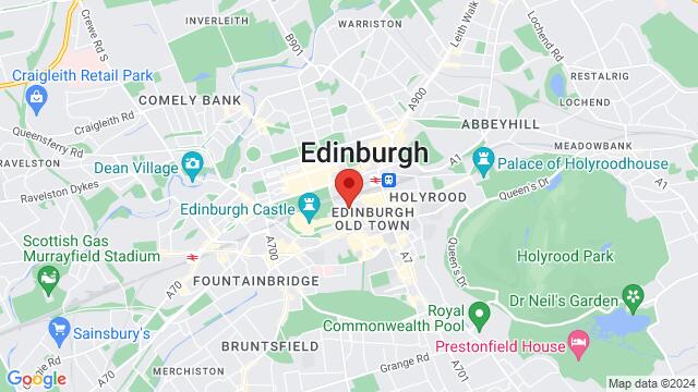 Mapa de la zona alrededor de 11-13 North Bank Street,Edinburgh, United Kingdom, Edinburgh, SC, GB