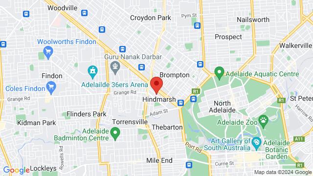 Mapa de la zona alrededor de 66 Orsmond St, Hindmarsh SA 5007, Australia,Adelaide, South Australia, Adelaide, SA, AU