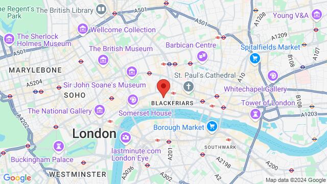 Map of the area around Harrow, 22 Whitefriars Street, London, EC4Y 8, United Kingdom,London, United Kingdom, London, EN, GB