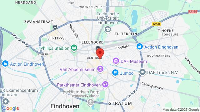 Map of the area around Vestdijk 41, 5611 Eindhoven, Nederland,Eindhoven, Noord-Brabant, Eindhoven, NB, NL