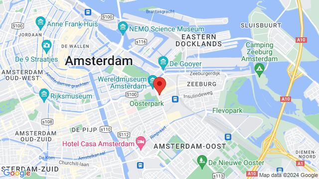 Karte der Umgebung von Tweede van Swindenstraat 6-H, 1093 VR Amsterdam, Nederland,Amsterdam, Netherlands, Amsterdam, NH, NL