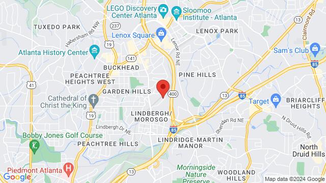 Map of the area around 800 Miami Cir NE,Atlanta,GA,United States, Atlanta, GA, US