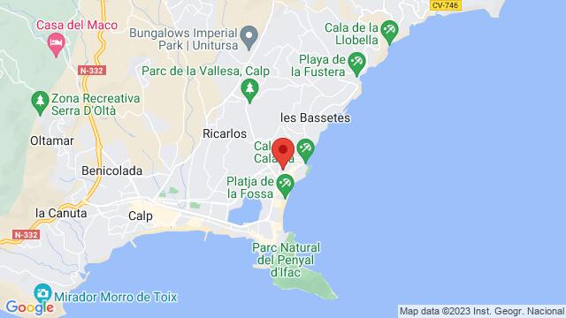 Map of the area around Av. Juan Carlos I, 48, Calpe, Alacant
