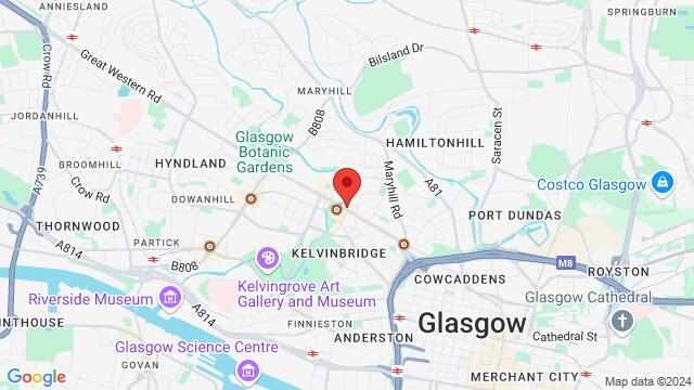 Mapa de la zona alrededor de 416 Great Western Road,Glasgow, United Kingdom, Glasgow, SC, GB