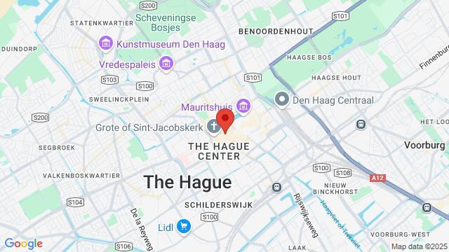 Map of the area around Kettingstraat 2, Den Haag, The Netherlands