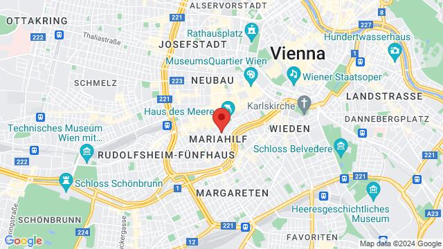 Mapa de la zona alrededor de 67 Gumpendorfer Straße, Wien, Wien, AT