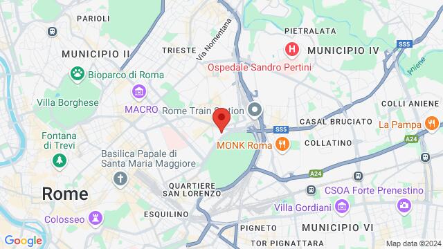 Map of the area around via Cupa 5,Rome, Italy, Rome, LA, IT