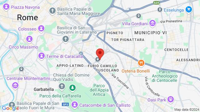 Map of the area around Via Assisi, 33, 00181 Roma RM, Italia,Rome, Italy, Rome, LA, IT