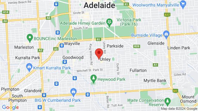 Mapa de la zona alrededor de 29 Arthur St, Unley SA 5061, Australia,Adelaide, South Australia, Adelaide, SA, AU