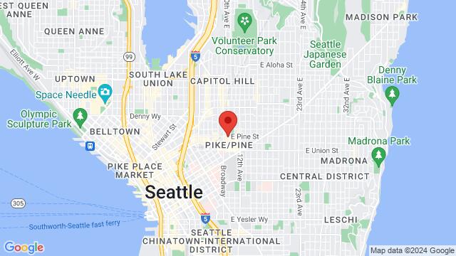 Karte der Umgebung von 915 E Pine St, Seattle, WA 98122-3808, United States,Seattle, Washington, Seattle, WA, US