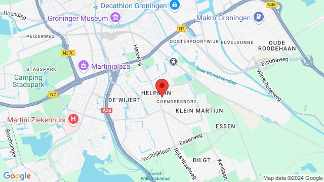 Kaart van de omgeving van Emmastraat 15b-206, 9722 Groningen, Nederland,Groningen, Groningen, GR, NL