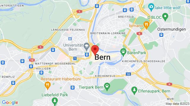 Map of the area around Spitalgasse 4, Bern, Switzerland
