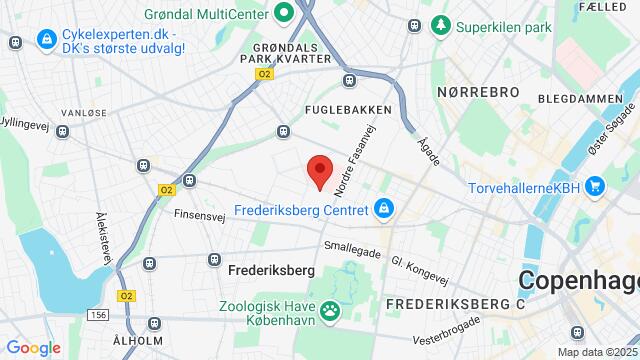 Map of the area around Nyelandsvej 75,Frederiksberg, Frederiksberg, Denmark, Frederiksberg, SF, DK