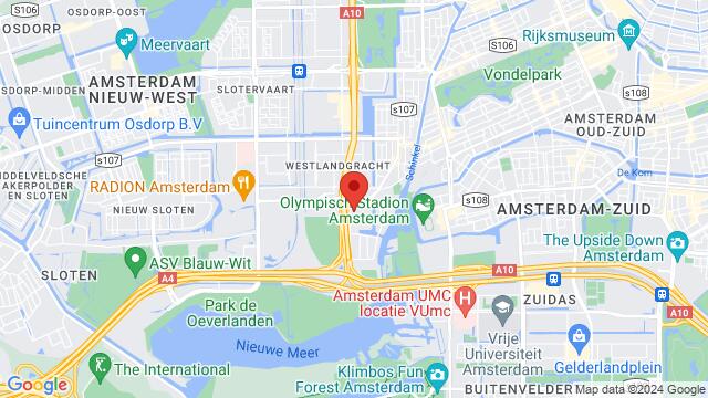 Map of the area around Anthony Fokkerweg 3, 1059 CM Amsterdam, Nederland,Amsterdam, Netherlands, Amsterdam, NH, NL