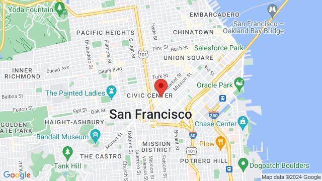 Karte der Umgebung von 44 9th St, San Francisco, CA 94103, United States,San Francisco, California, San Francisco, CA, US