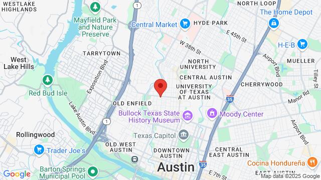 Map of the area around 2312 San Gabriel St, Austin, TX 78705-5085, United States,Austin, Texas, Austin, TX, US