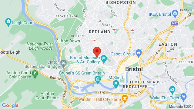 Map of the area around Kitchen House, Whiteladies Road, Bristol, BS8 1NN, United Kingdom,Bristol, United Kingdom, Bristol, EN, GB