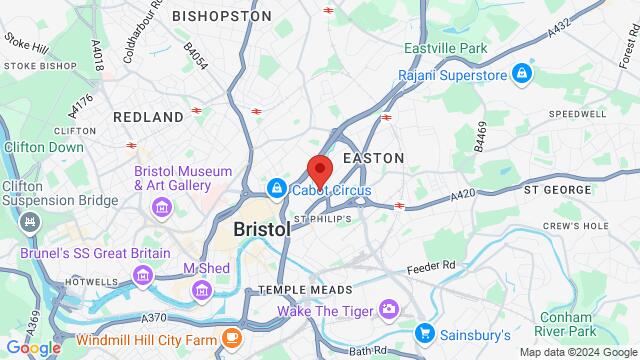 Map of the area around 12 Eugene Street, Bristol, BS5 0TN, United Kingdom,Bristol, United Kingdom, Bristol, EN, GB