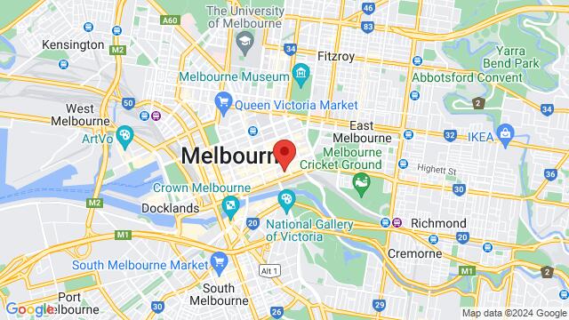 Map of the area around 179-181 Flinders Ln, Melbourne VIC 3004, Australia,Melbourne, Victoria, Australia, Melbourne, VI, AU