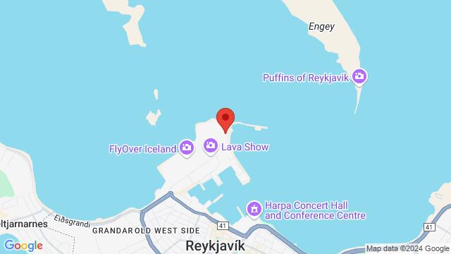 Karte der Umgebung von Eyjarslóð 9,Reykjavík, Iceland, Reykjavík, RE, IS