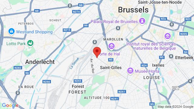 Map of the area around Théodore Verhaegenstraat 158, 1060 Sint-Gillis, België,City of Brussels, Brussels, BU, BE