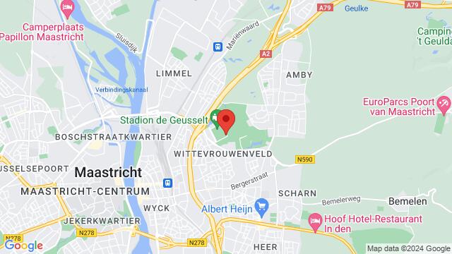 Carte des environs Venue 68 - Maastricht (NL)