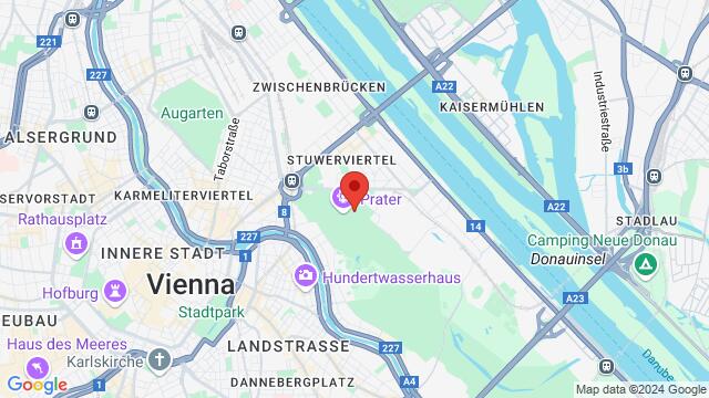 Map of the area around 8 Perspektivstraße, Wien, Wien, AT