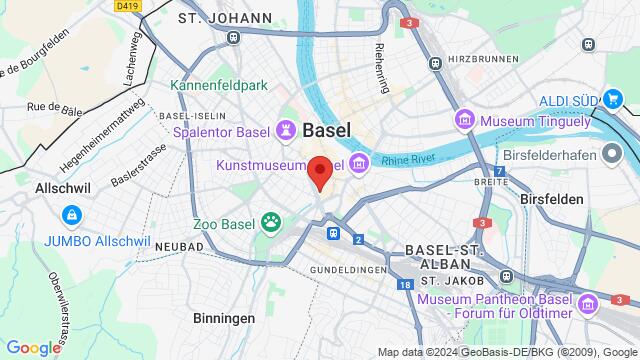 Map of the area around Kohlenberggasse 23, 4051 Basel Basel-Stadt, Schweiz,Basel, Switzerland, Basel, BS, CH