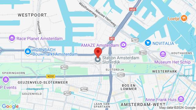 Map of the area around Orlyplein 1-67,Amsterdam, Netherlands, Amsterdam, NH, NL