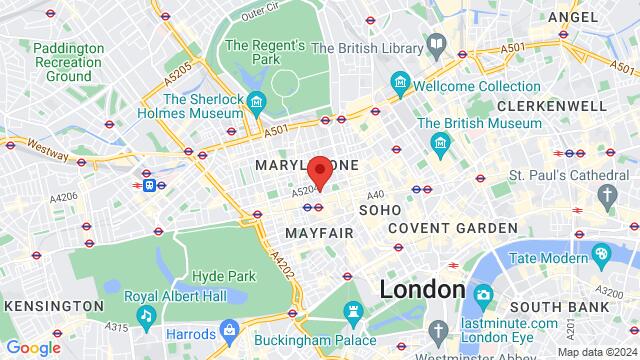 Karte der Umgebung von 94 Wimpole Street, London, W1G 0EH, United Kingdom,London, United Kingdom, London, EN, GB