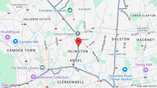 Map of the area around 277 Upper Street, London, N1 2, United Kingdom,London, United Kingdom, London, EN, GB