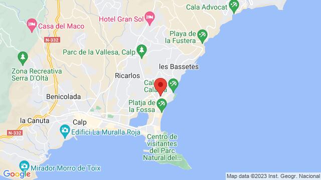 Map of the area around Av Juan Carlos I, 48, 03710, Calpe, Calpe, Alacant