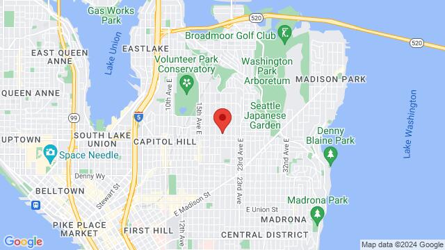 Map of the area around 704 E 19th Ave, 704 E 19th Ave, Seattle, WA, 98112, United States