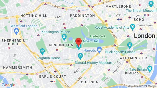 Map of the area around Albert Memorial, Albert Memorial, Kensington Gardens, London, W2 2UH, United Kingdom