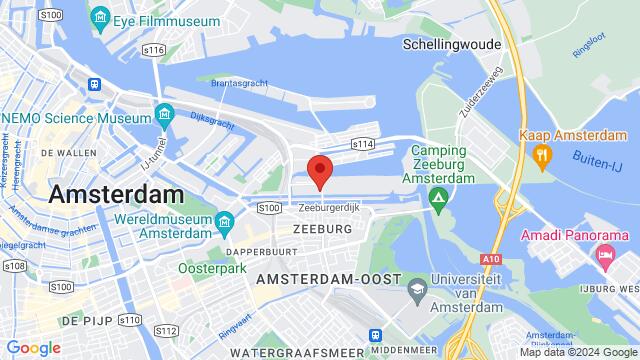 Mapa de la zona alrededor de Veemarkt 165, 1019 CG Amsterdam, Nederland,Amsterdam, Netherlands, Amsterdam, NH, NL