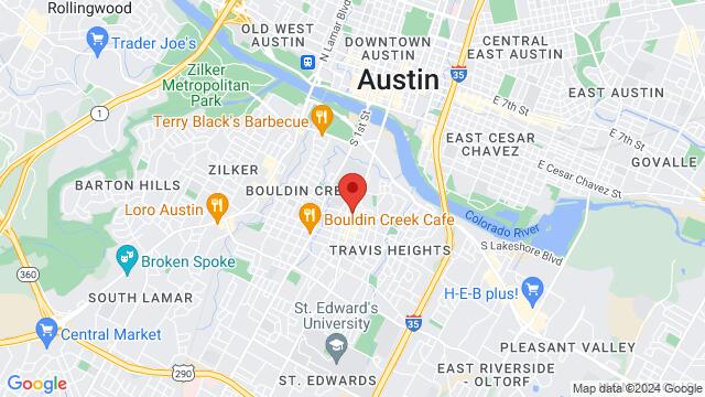 Karte der Umgebung von 1412 S Congress Ave,Austin,TX,United States, Austin, TX, US