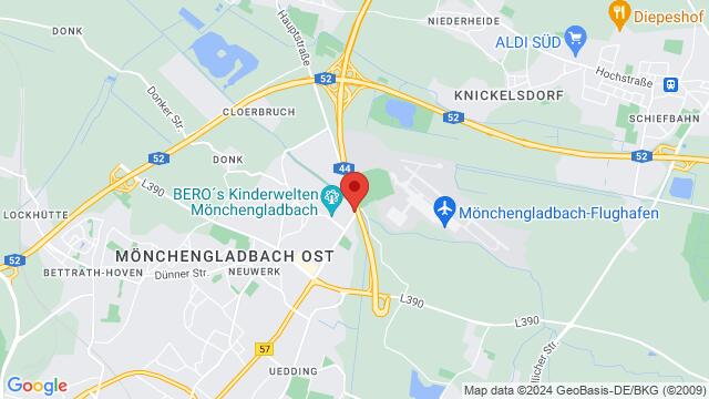 Map of the area around Krefelder Str. 765, 41066, Mönchengladbach