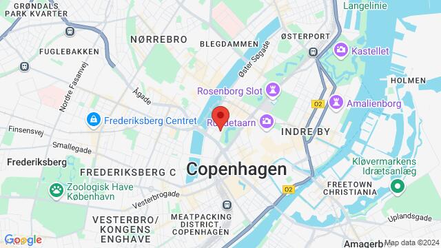 Map of the area around Turesensgade 2b,Copenhagen, Copenhagen , SK, DK