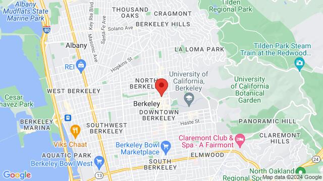 Map of the area around Spats Berkeley, 1974 Shattuck Avenue, Berkeley, CA 94704, Berkeley, CA, 94704, US