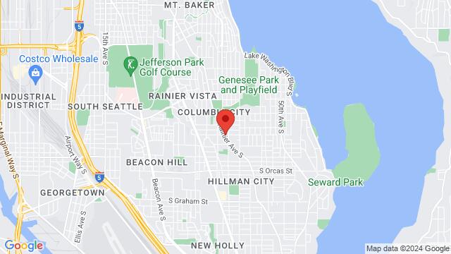 Karte der Umgebung von 5000 Rainier Ave S, Seattle, WA 98118-1927, United States,Seattle, Washington, Seattle, WA, US