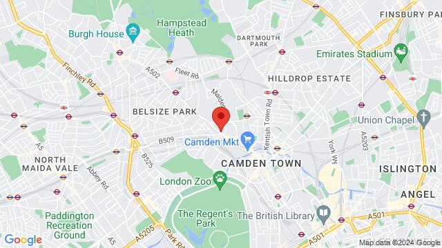 Map of the area around 22 Haverstock Hill, London, NW3 2BL, United Kingdom,London, United Kingdom, London, EN, GB